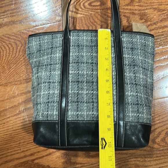Coach Hampton Wool & Leather Tote - Picture 5 of 9